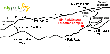 Map to Sly Park